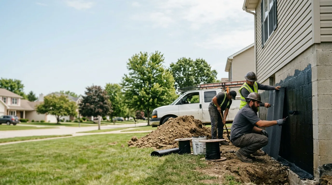 Basement Waterproofing in Casstown, OH near me